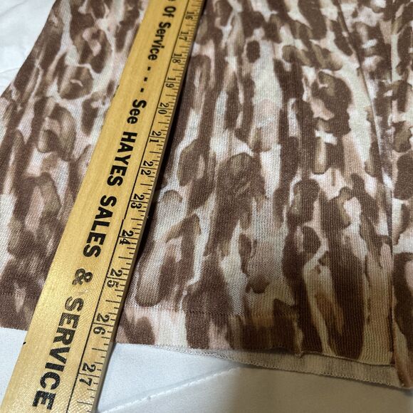 2pc Lot Chico’s Lightweight Cardigan Sweaters Size 3 Open Front Brown - Picture 10 of 16